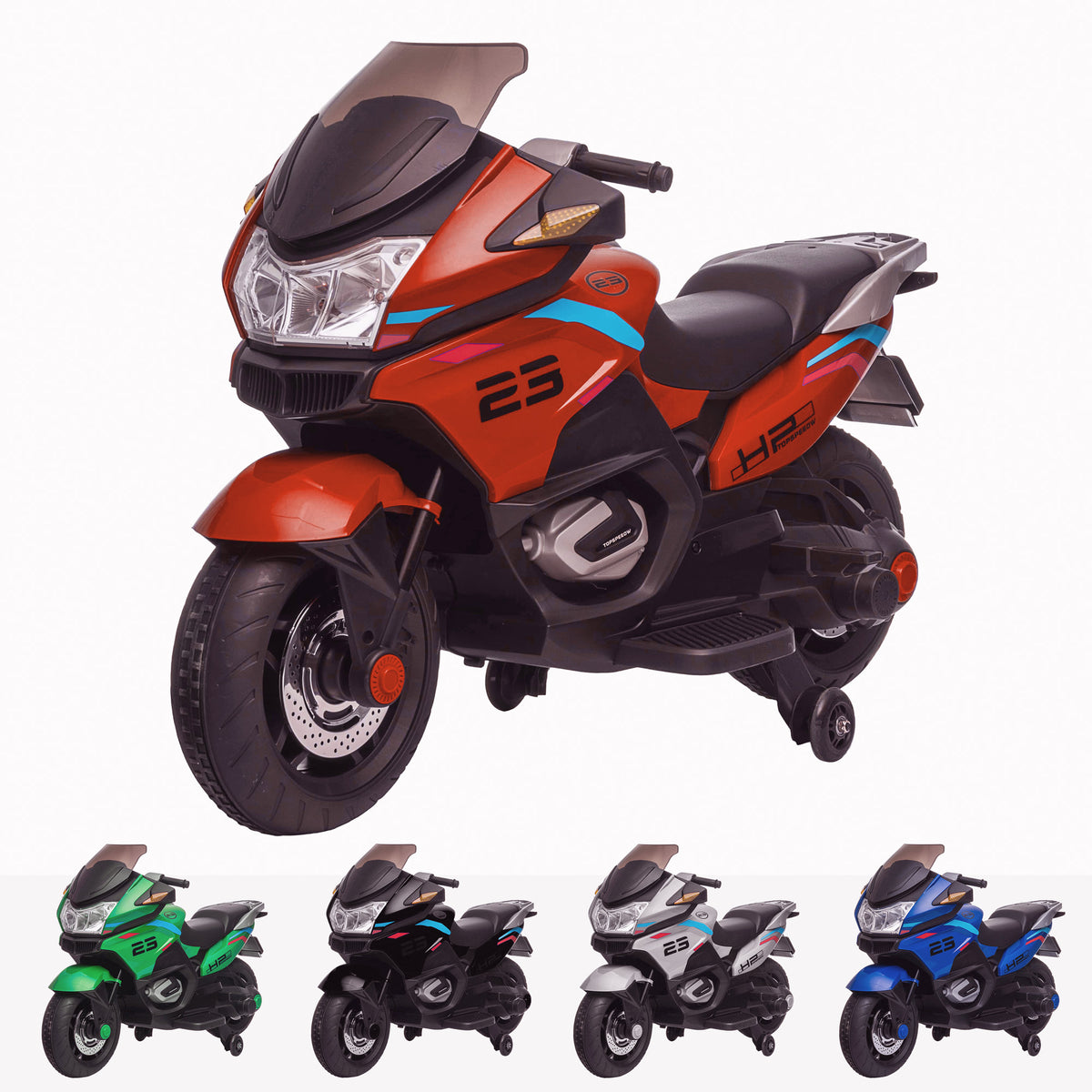 BMW Style Motorbike 12V Kids Electric Ride On Battery Motorbike — RiiRoo