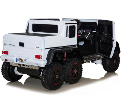 dmd 318 white11 mercedes benz g63 maxi ride on toy in white