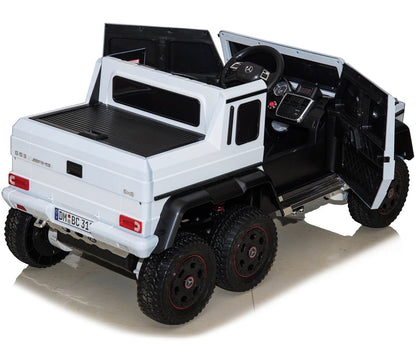 dmd 318 white12 mercedes benz g63 maxi ride on toy in white