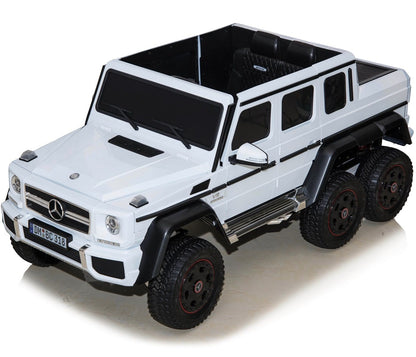 dmd 318 white2 mercedes benz g63 maxi ride on toy in white