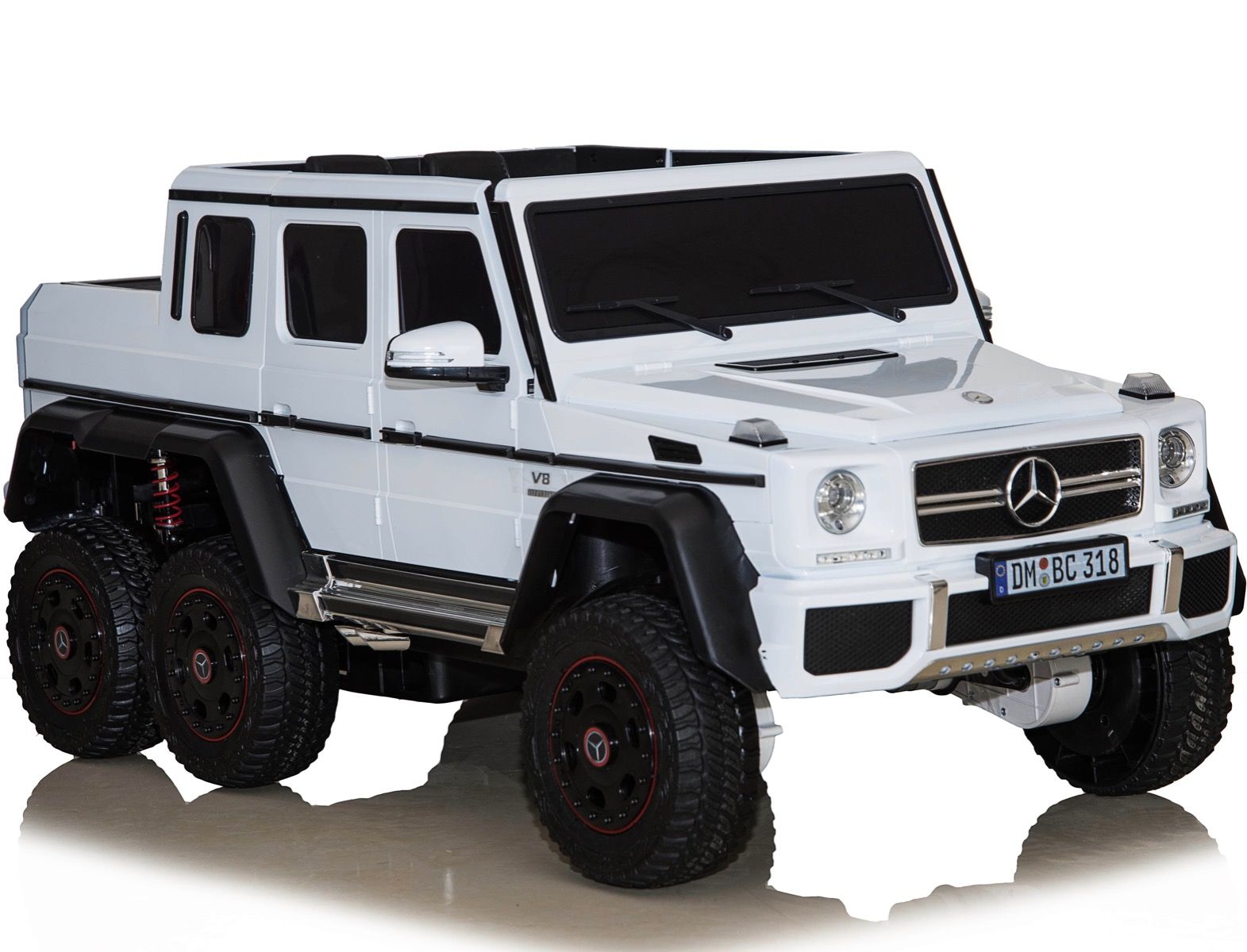 dmd 318 white7 mercedes benz g63 maxi ride on toy in white