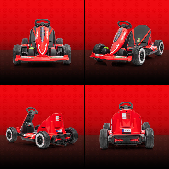RiiRoo MaxDriftz™ 750 24v Battery Electric Drift Go Kart 750w