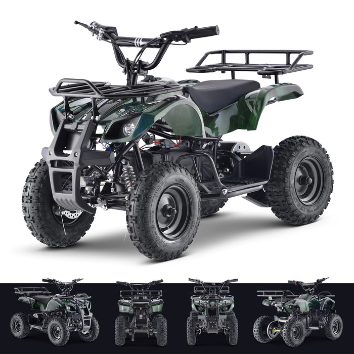 OneATV™ | EX3S | 36V | 1000W | ATV Quad Bike | Army Green