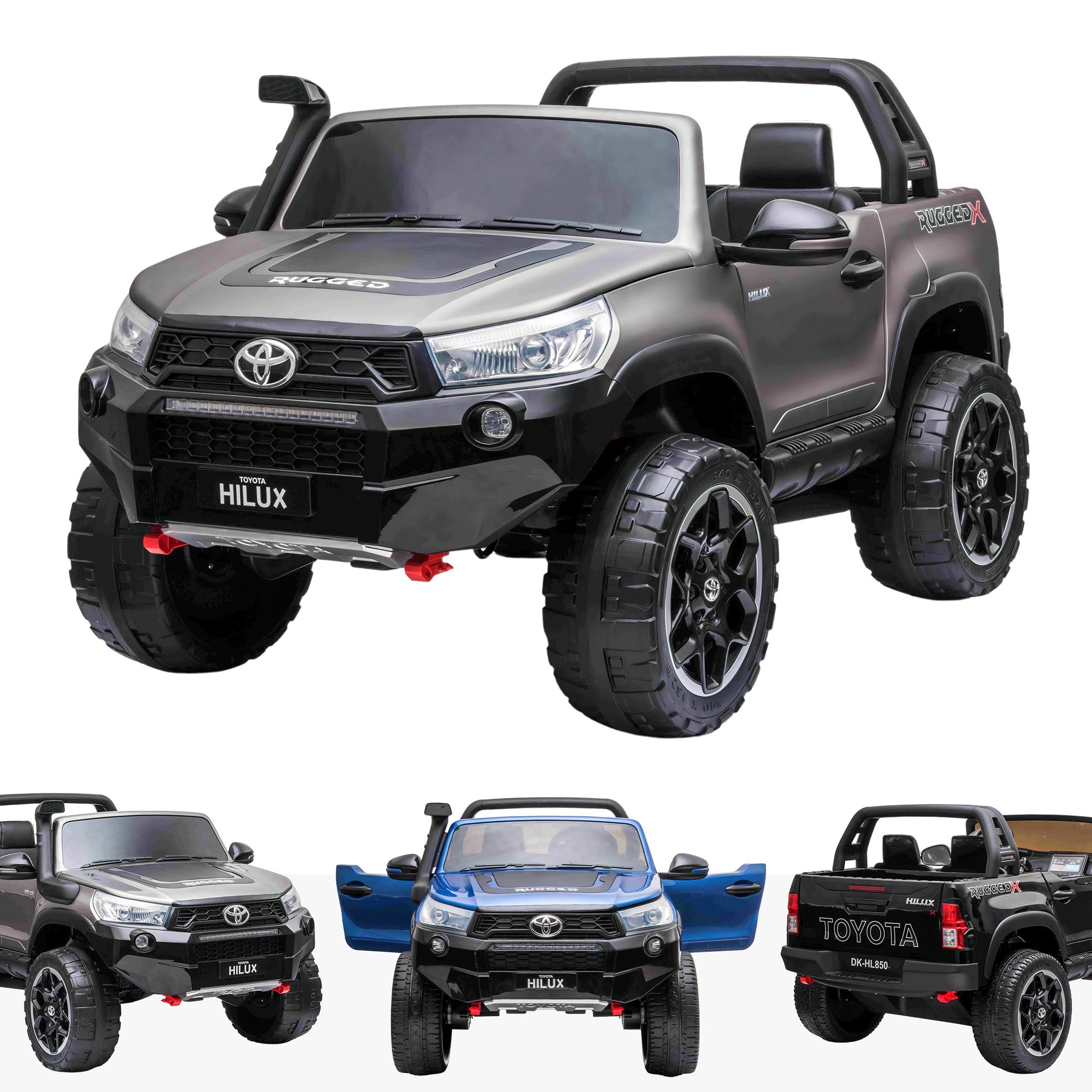 Toyota Hilux RuggedX 12V Battery Electric Ride-on Car — RiiRoo